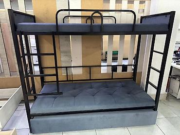 Двухъярусные кровати: Двухъярусная кровать, Новый, С выкатной системой — 11