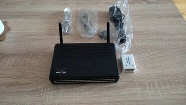 bakcell wifi router: Wi-Fi router/modem ADSL/ADSL2/ADSL2+ wireless N, D-Link router əla