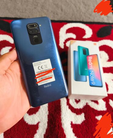 Redmi Note 9 Pro Max, 128 GB, rəng - Mavi, Barmaq izi, İki sim kartlı