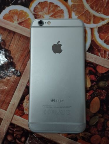 айфон х 10000: IPhone 6, Колдонулган, 16 ГБ, Ак, 100 %