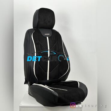 Чехлы и накидки на сиденья: Фирменные 5D чехлы Bizzon Закрывают боковину и спинку передних — 7