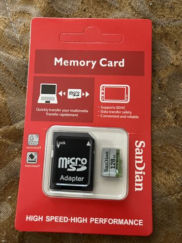 crne sa: Memorijska kartica 128gb, nova, nekoriscen, cena 1400din