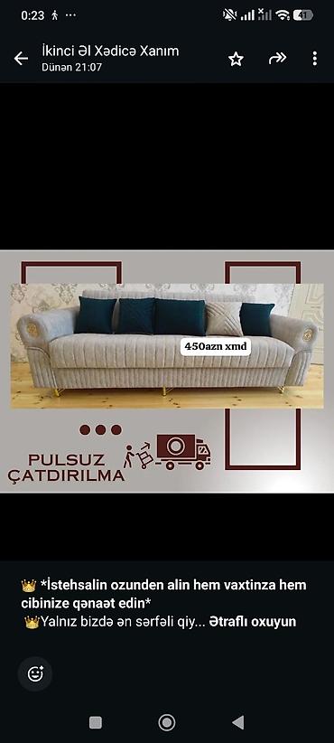 mebel original: Hazır original Fabrik istehsalı 
Çatdırılma gün ərzində 
Xedice xanım — 3