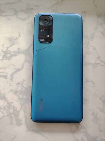 iphone se 2021 qiymeti: Xiaomi Redmi Note 11, 128 GB, rəng - Mavi, 
 Sensor, Barmaq izi, İki sim kartlı