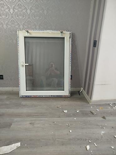 PVC pəncərə çərçivəsi və şüşə paket - Material: ağ PVC profil - lalafo.az -da PVC pəncərə çərçivəsi və şüşə paket - Material: ağ PVC profil -