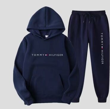 спортивный костюм двойка мужской: Мужской спортивный костюм, Tommy Hilfiger, Новый, цвет - Синий, Платная доставка