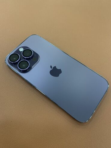 Apple iPhone: IPhone 14 Pro, Б/у, 256 ГБ, Deep Purple, Защитное стекло, Чехол, Коробка, 87 %