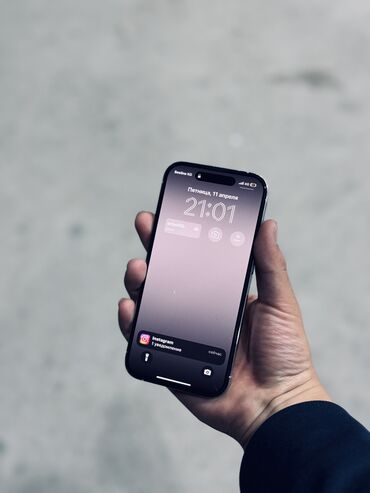 iphone 14 pro max цена бишкек: IPhone 14 Pro, Колдонулган, 128 ГБ, Ак, Заряддоочу түзүлүш, Коргоочу айнек, Каптама, 83 %