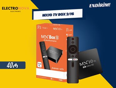 tv box android 10: MX10 F1 TV Box 2GB/16GB Smart TV Box ilə televizorunuzu daha ağıllı