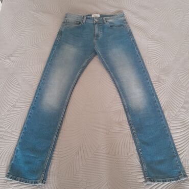 мужские брюки джинсы: Джинсы XL (EU 42), цвет - Синий
