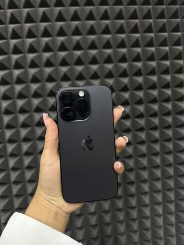фото камеры: IPhone 14 Pro, Колдонулган, 256 ГБ, Кара, Коргоочу айнек, 91 %