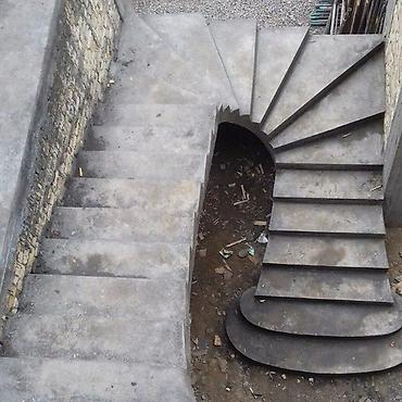 Бетонные лестницы: Бетонная лестница Для дома — 10