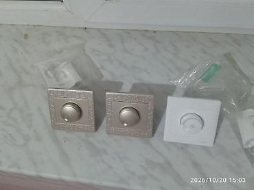 Məhsul: Divar tipli işıq dimmeri (dimmer switch) – 3 ədəd