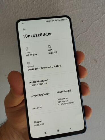 телефон флай на запчасти 4416: Xiaomi Mi 9T Pro, 128 ГБ, цвет - Синий, 
 Отпечаток пальца