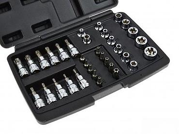 Setovi ručnog alata: Set nasadnih bitova i nastavaka u koferu – Torx, Ribe, imbus i — 5