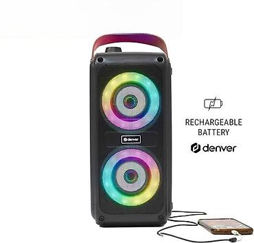 multimedia auto: Bluetooth party zvučnik Denver Boombox sa RGB osvetljenjem - Dva — 1