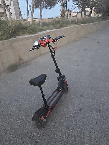 Elektrik nəqliyyatı: Elektrik skuter – rahat oturacaqlı, güclü işıqlandırmalı, geniş — 4