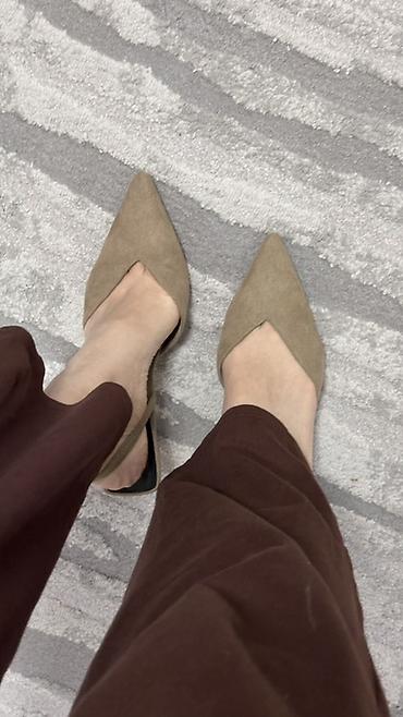 foot patch: Туфли-слінги H&M, размер 40. - Модель: закрытый острый нос — 6