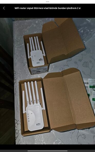 notebook çantaları: Wifi router wifi siqnal ötürme üçün elverişlidi teze istifade olunmayb