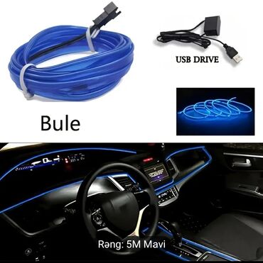 Digər aksesuarlar: Avtomobil üçün ambians işiq mavi rəng 5 metr yenidir pakofqada rəng -da lalafo.az — 2 Digər aksesuarlar: Avtomobil üçün ambians işiq mavi rəng 5 metr yenidir pakofqada rəng — 2