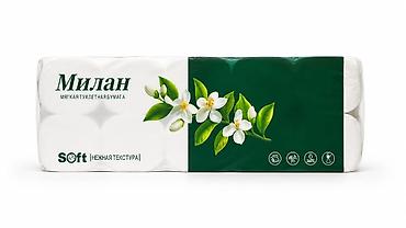 Милан — линия бумажной продукции Soft с нежной текстурой. - Туалетная