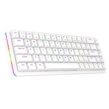 Klaviaturalar: Rampage Rebel Keyboard White klaviaturası satılır 🔹 Vəziyyəti: əla