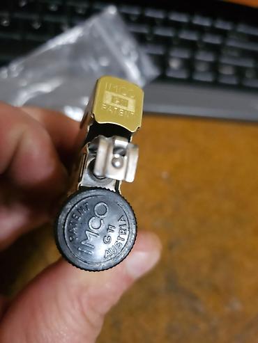 američki brojevi obuće: Vintage džepni benzinac Imco Patent – upaljač kao nov - Poreklo: Made — 5
