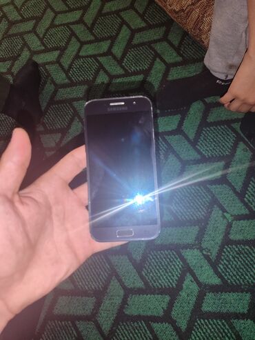 телефон fly 2 симки: Samsung Galaxy A3 2017, 16 GB, rəng - Qara, Barmaq izi, İki sim kartlı
