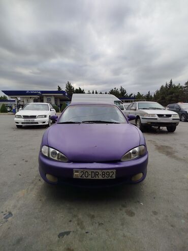 Автомобильные масла: Hyundai Coupe (Tiburon) – bənövşəyi mat rəngli, 3 qapılı idman üslublu