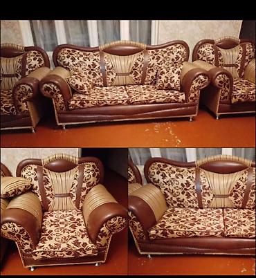 İşlənmiş, Divan, 2 kreslo, Bazasız, Açılmayan lalafo.az -da İşlənmiş, Divan, 2 kreslo, Bazasız, Açılmayan
