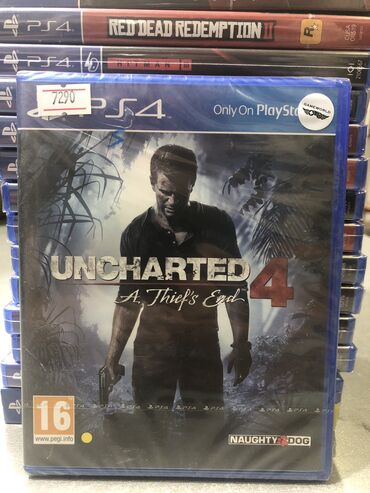 uncharted 4: Playstation 4 üçün uncharted 4. Yenidir, barter və kredit yoxdur