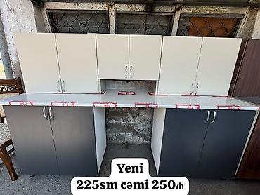 Ev üçün mebel: *250₼ YENİ Metbex mebeli SATILIR*‼️ Hazır əldədir Olcusu 225sm — 1
