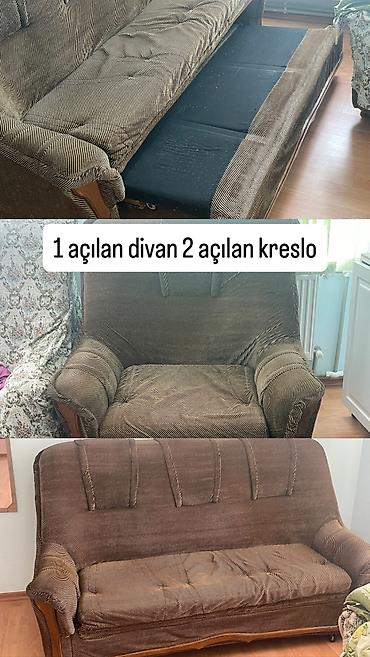 divan çarpayı: Hər üçün açılır və çarpayı kimi istifadə etmək üçün superdi. Səliqəli — 2