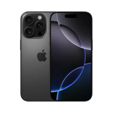 Apple iPhone: IPhone 16 Pro Max, Новый, 256 ГБ, Черный, Кабель, Коробка, 100 %