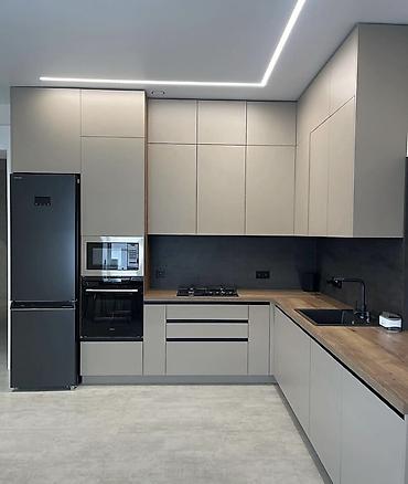 Кухонные гарнитуры: Кухни на заказ в современном минимализме - Планировки: угловые и — 8