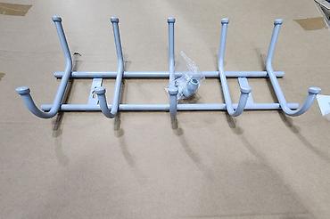 Вешалки: Настенная вешалка с 5 двойными крючками - Материал: металл — 2