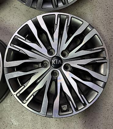 Диски: Литые Диски R 18 Kia, Комплект, отверстий - 5, Б/у — 6
