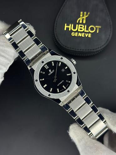 ▪️Marka: *HUBLOT* ▪️Parlaq gümüşü korpus ▪️Mineral Kristal şüşə