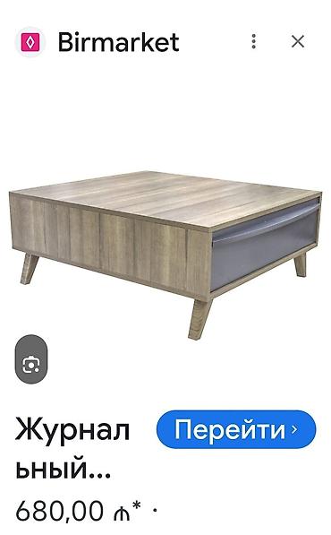 Masalar: Jurnal masası, İşlənmiş, Transformer, Kvadrat masa — 2