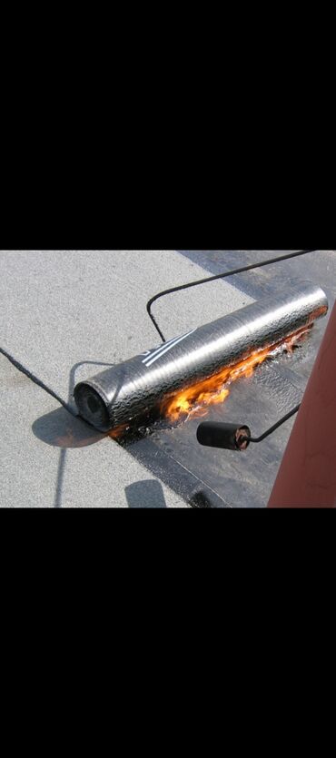 Dam işləri: Bitum əsaslı rulon örtüyü ilə dam izolyasiyası xidməti - Ploski və — 10