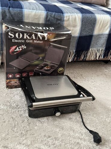 продаю тостер: Электрический контактный гриль SOKANY - Тип: электрический