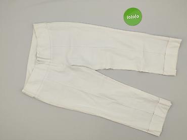 jeansy biale: Spodnie 3/4 damskie, rozmiar M — 2