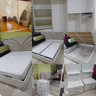 çarpayi: 2 təknəfərlik çarpayı, Dolab, Termo, 2 tumba, İşlənmiş