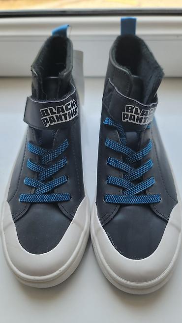 nike react: Детские высокие кеды H&M Black Panther (Marvel) Чёрная пантера — 1