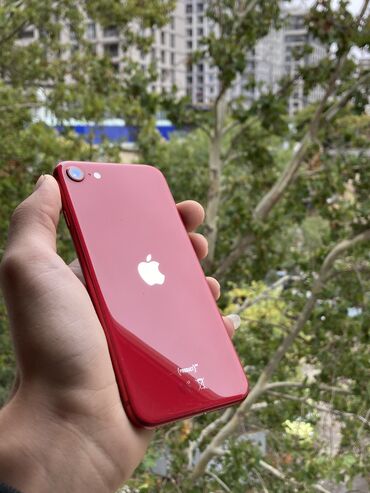 Apple iPhone: IPhone SE 2020, 64 GB, Qırmızı, Barmaq izi