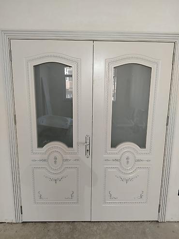 Kalibso modeli interyer qapıları - Şüşəli model: 5 ədəd, 80 sm yarpaq