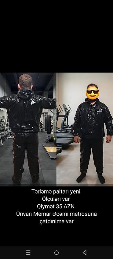 Yeni tərləmə paltarı ölçüləri var