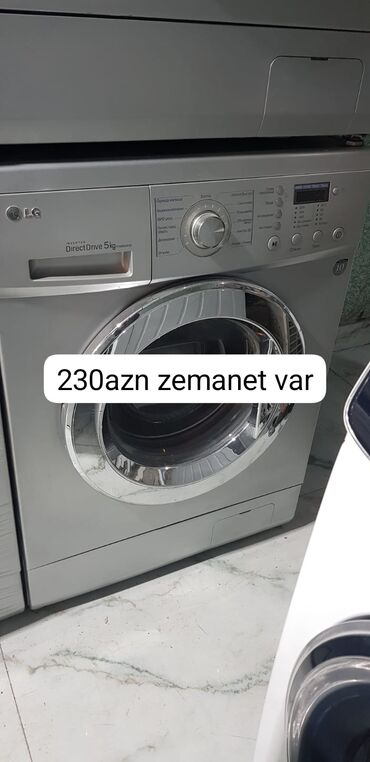 Paltaryuyan maşınlar: Paltaryuyan maşın LG, 5 kq, Avtomat, Qurutmasız, Kredit yoxdur