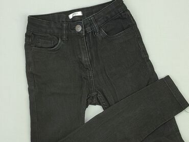 calvin klein jeans skinny: Spodnie jeansowe, 9 lat, 128/134, stan - Dobry