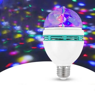 lanpalar: LED işıqlı fırlanan lampa. Max 250 volt. Təzədir. Ünvana çatdırılma